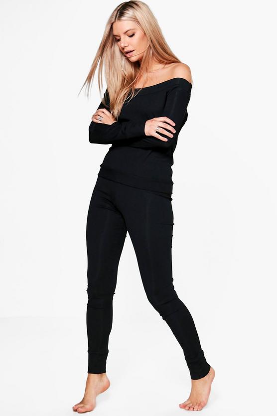 Erin Bardot Long Sleeve Top And Legging Set